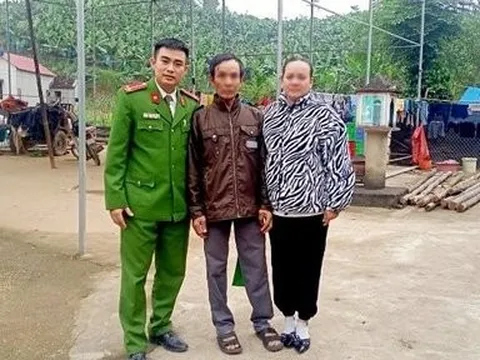 Nghệ An: Nhờ công an xã, tìm được bố đẻ sau 5 năm mất tích