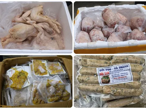 RÙNG MÌNH: Hơn 6 tấn thịt gà, giò heo... thối chở từ TP Hà Nội vào TP HCM tiêu thụ