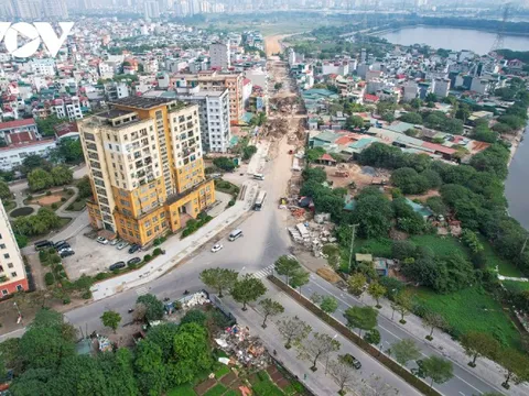 Cận cảnh con đường 500 tỷ đồng thành hình kết nối cao tốc Pháp Vân-Cầu Giẽ
