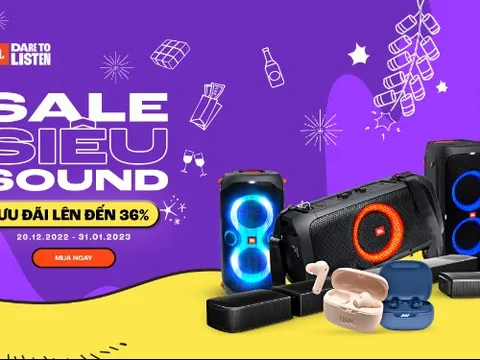 JBL giảm đến 36% cho nhiều loa, tai nghe cùng quà tặng hấp dẫn