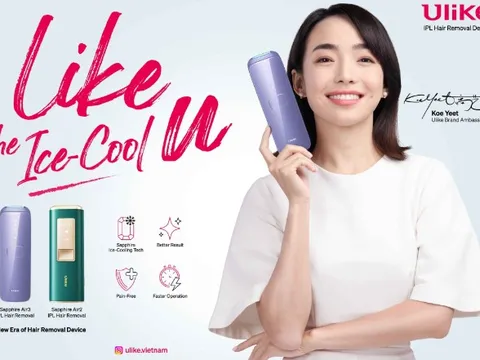 Ulike chính thức ra mắt máy triệt lông Sapphire Ice - Cooling tại Việt Nam