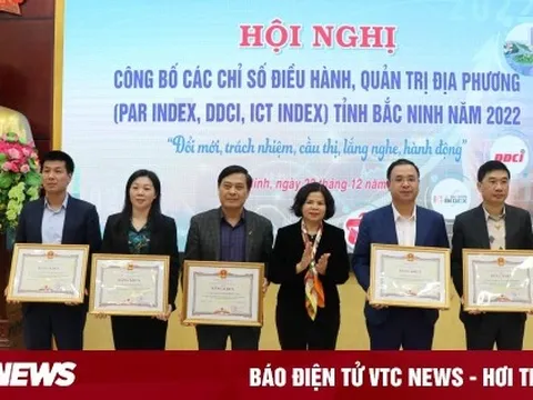 Bắc Ninh: Công bố chỉ số điều hành, quản trị địa phương năm 2022