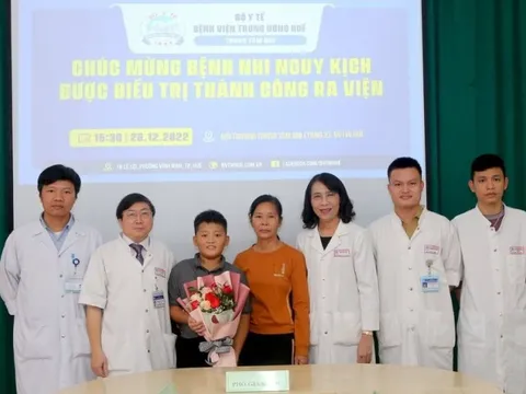 17 ngày đưa cậu bé 10 tuổi thoát khỏi “cửa tử”