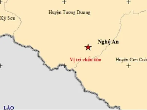 Động đất tại Nghệ An