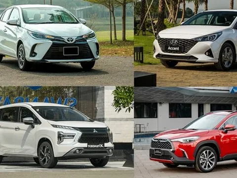 Ngôi vua doanh số 2022 khó phân định: Vios, Corolla Cross, Accent, Xpander so kè quyết liệt