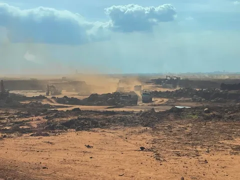 Báo động ô nhiễm bụi vượt chuẩn nhiều lần tại dự án sân bay Long Thành