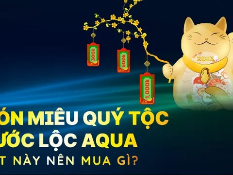 “Đón miêu quý tộc, rước lộc AQUA”: Tết này nên mua gì?