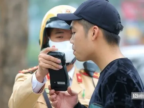 1.252 tài xế vi phạm nồng độ cồn trong ngày đầu kỳ nghỉ Tết Dương lịch