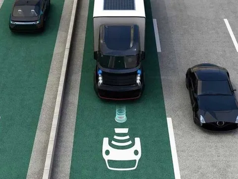 Đường sạc không dây cho buýt điện