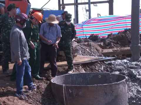 Sắp hoàn tất việc cứu hộ bé trai lọt vào trụ bê-tông sâu 35 m