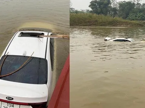 Chiếc ôtô không có người trôi trên sông, nghi chủ xe dàn dựng để trốn nợ