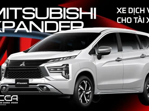 Mitsubishi Xpander thắng cách biệt giải 'Xe dịch vụ 2022 cho tài xế'