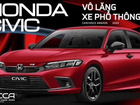 Honda Civic thắng giải ‘Vô lăng xe phổ thông 2022’