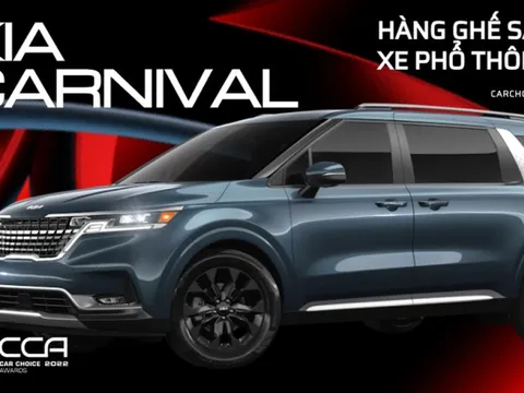 Bỏ xa đối thủ, Kia Carnival thắng giải ‘Hàng ghế sau xe phổ thông 2022’