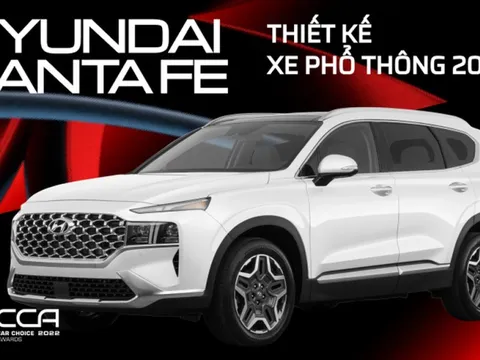 Hyundai Santa Fe thắng giải ‘Thiết kế xe phổ thông 2022’