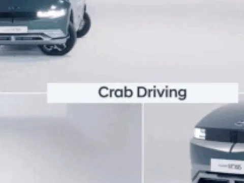 Hyundai Ioniq 5 dễ len vào ngõ hẹp nhờ tính năng đi ngang