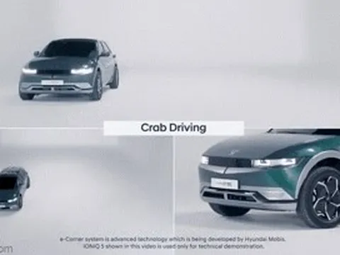 Hyundai trình diễn xe điện đi ngang như cua, xoay 360 độ giúp việc đỗ xe dễ dàng- 'cứu tinh' cho đường phố Việt Nam là đây chứ đâu