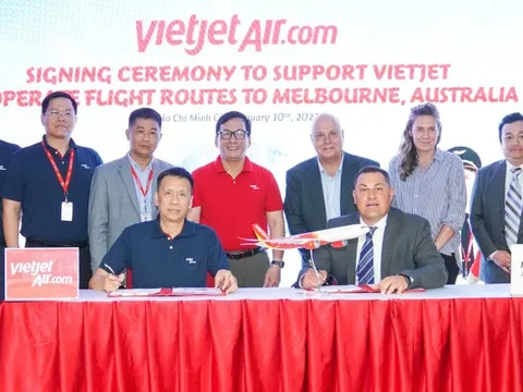 Vietjet công bố đường bay thẳng giữa TP Hồ Chí Minh và Melbourne