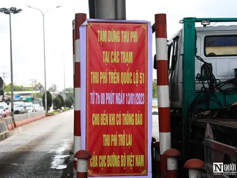 Các trạm BOT trên Quốc lộ 51 chính thức tạm dừng thu phí