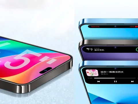 Không gì là không thể với các 'pháp sư Trung Hoa': điện thoại Android copy y hệt iPhone 14 Pro, có cả Dynamic Island