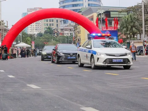 Cận cảnh thông xe tuyến đường hơn 340 tỉ đồng ở Hà Nội