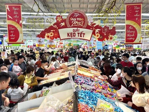 Mua sắm Tết tăng nhiệt