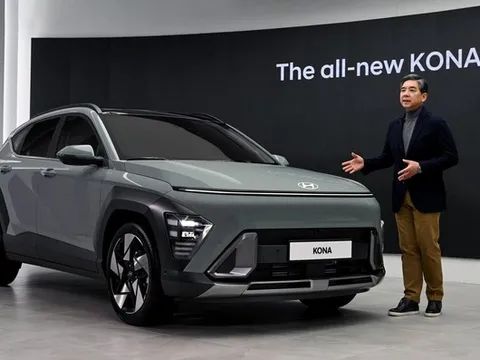 Chi tiết Hyundai Kona 2024 ngoài đời thực: Giá quy đổi từ 470 triệu đồng, khó chê thiết kế, có trang bị như xe sang