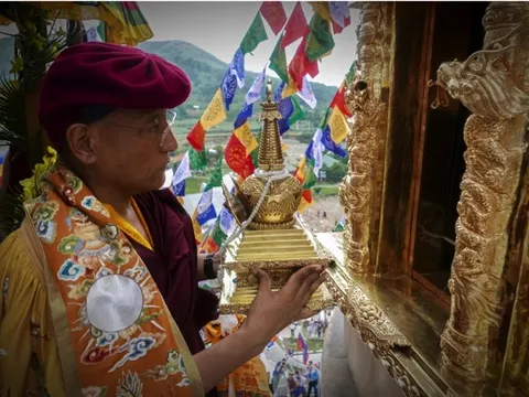 Đức Gyalwang Drukpa chủ trì Đại pháp hội cầu an tại Đại bảo tháp Mandala Tây Thiên