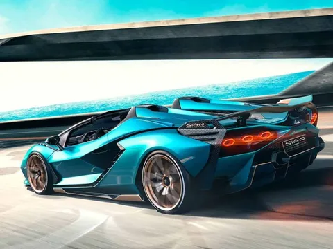 Lộ thiết kế chính thức của hậu duệ Lamborghini Aventador: Điểm nhấn là cặp ống xả khổng lồ