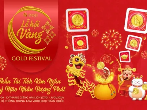 DOJI tổ chức Lễ hội Vàng – Gold Festival 2023 dịp Thần Tài