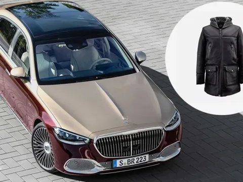 Phụ kiện nhà giàu: Áo khoác da cừu Maybach có giá bằng chiếc Honda SH