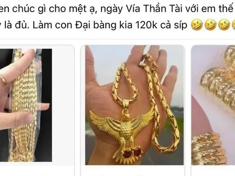 Hài hước những kiểu mua vàng gây sốt mạng xã hội ngày vía Thần tài