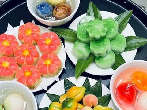 Mâm cỗ ngọt cúng rằm tháng Giêng đắt khách, chậm chân là hết