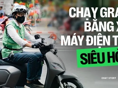 Thất nghiệp chuyển qua chạy Grab, tài xế chia sẻ: 'Chạy shipper bằng xe máy điện thì siêu hời'