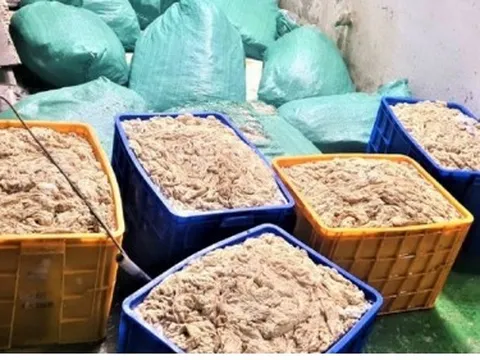 Phát hiện hơn 9 tấn chân gà, lòng lợn không rõ nguồn gốc ở Bắc Giang