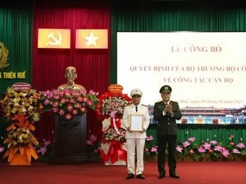 Thừa Thiên-Huế có tân Phó Giám đốc Công an tỉnh