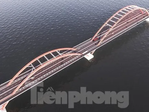 Hình ảnh thiết kế cầu Thượng Cát nối Bắc Từ Liêm với Đông Anh