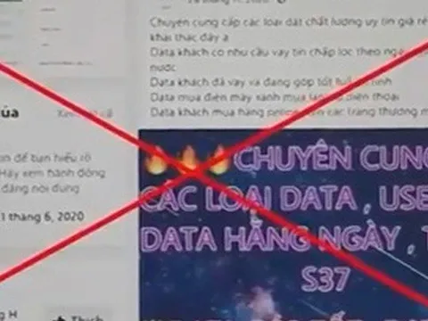 Dữ liệu cá nhân rao bán công khai trên mạng, giá hàng chục triệu đồng