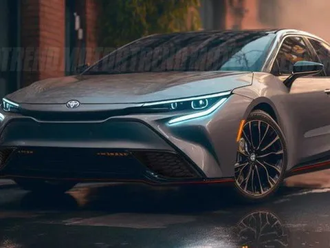 Thiết kế xe giờ cũng nhàn, AI vẽ Toyota Camry 2024 đẹp như thế này đây