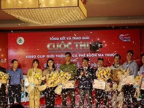 Trao giải Cuộc thi video, clip giới thiệu về cà phê Buôn Ma Thuột