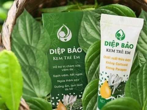 Bộ Y tế thu hồi, tiêu hủy toàn quốc sản phẩm “Diệp Bảo - Kem trẻ em” 
