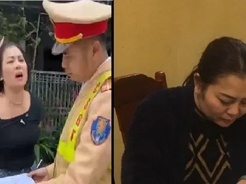 Công an Thanh Hoá thông tin vụ người phụ nữ chửi bới, cản trở CSGT