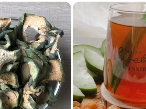 Uống nước bí đao phơi khô có tác dụng gì?