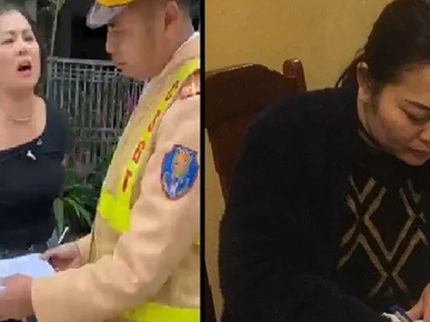 Khởi tố vụ án người phụ nữ lăng mạ, đụng chạm thân thể vào CSGT