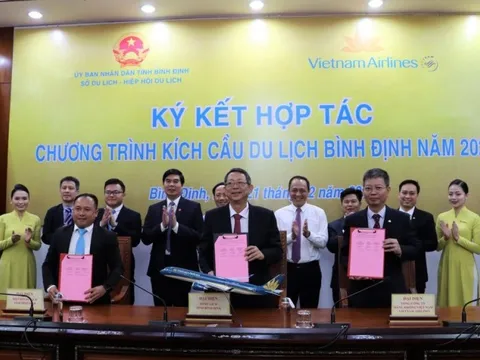 Vietnam Airlines và Bình Định hợp tác kích cầu du lịch