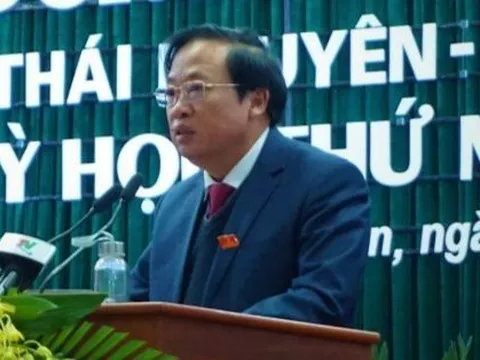 Kỷ luật khiển trách nguyên Phó Chủ tịch Thường trực HĐND tỉnh Thái Nguyên