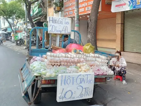 TP HCM: Trứng gà giá rẻ đổ ra đường