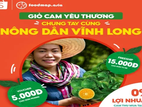 Foodmap kết hợp cùng Shopee và ShopeeFood ‘giải cứu’ cam sành