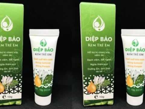 Quảng Ngãi: Thu hồi sản phẩm Diệp Bảo – Kem trẻ em vì có nhiều vi phạm