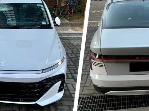 Hyundai Accent 2024 lộ ảnh ngoài đời thực: Toyota Vios, Honda City lo dần đi là vừa